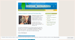 Desktop Screenshot of escucharbuenamusica.wordpress.com