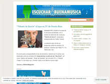 Tablet Screenshot of escucharbuenamusica.wordpress.com