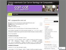 Tablet Screenshot of clinicacancat.wordpress.com