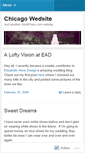 Mobile Screenshot of chicagowedsite.wordpress.com
