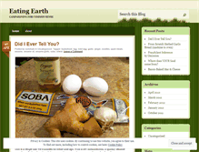 Tablet Screenshot of eatingearth.wordpress.com