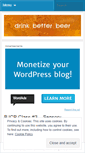 Mobile Screenshot of drinkbetterbeer.wordpress.com