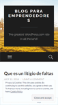 Mobile Screenshot of actualidademprendedores.wordpress.com