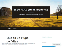 Tablet Screenshot of actualidademprendedores.wordpress.com