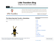 Tablet Screenshot of littletravellers.wordpress.com