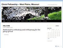 Tablet Screenshot of christfellowshipwestplainsdotcom.wordpress.com