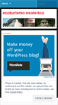 Mobile Screenshot of ecoturismoesoterico.wordpress.com