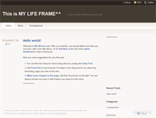 Tablet Screenshot of egyliciouzlifeframe.wordpress.com