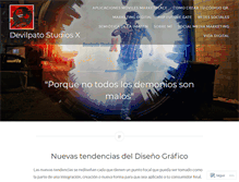 Tablet Screenshot of devilpato.wordpress.com