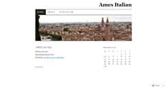 Desktop Screenshot of amesitalian.wordpress.com
