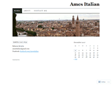 Tablet Screenshot of amesitalian.wordpress.com