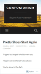 Mobile Screenshot of confusionism.wordpress.com