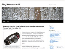 Tablet Screenshot of blognewsandroid.wordpress.com