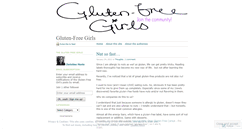 Desktop Screenshot of glutenfreegirls.wordpress.com