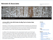 Tablet Screenshot of neinsteinandassociates.wordpress.com