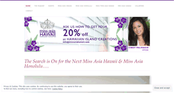 Desktop Screenshot of missasiahawaii.wordpress.com