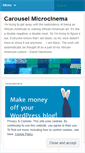 Mobile Screenshot of carouselmicrocinema.wordpress.com