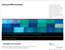 Tablet Screenshot of carouselmicrocinema.wordpress.com