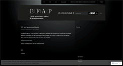 Desktop Screenshot of efapanglais.wordpress.com