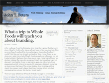 Tablet Screenshot of johntpeters.wordpress.com