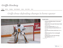 Tablet Screenshot of griffshockey.wordpress.com