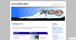 Desktop Screenshot of curiousmindsmedia.wordpress.com