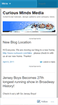 Mobile Screenshot of curiousmindsmedia.wordpress.com
