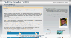 Desktop Screenshot of maintenancemastery.wordpress.com
