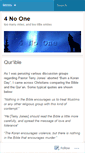 Mobile Screenshot of 4noone.wordpress.com