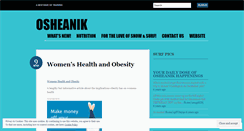 Desktop Screenshot of osheanik.wordpress.com