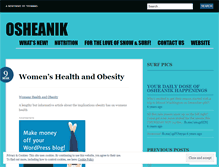 Tablet Screenshot of osheanik.wordpress.com