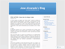 Tablet Screenshot of jrgalvarado.wordpress.com