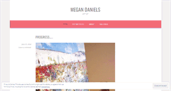 Desktop Screenshot of megandaniels.wordpress.com