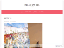 Tablet Screenshot of megandaniels.wordpress.com