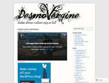 Tablet Screenshot of desmovergine.wordpress.com