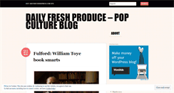 Desktop Screenshot of poppopcultureblog.wordpress.com