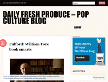 Tablet Screenshot of poppopcultureblog.wordpress.com