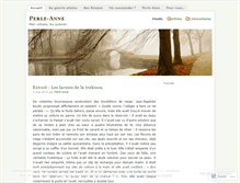 Tablet Screenshot of perleanne.wordpress.com