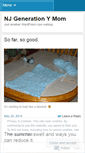 Mobile Screenshot of njgenerationymom.wordpress.com