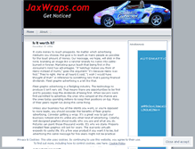 Tablet Screenshot of jaxwraps.wordpress.com