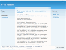 Tablet Screenshot of louspadoni.wordpress.com