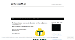 Desktop Screenshot of loharemosmejor.wordpress.com