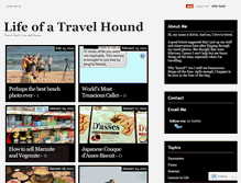 Tablet Screenshot of kevintravel.wordpress.com