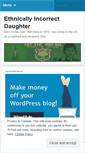 Mobile Screenshot of ethnicallyincorrect.wordpress.com