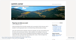 Desktop Screenshot of carrierezabek.wordpress.com