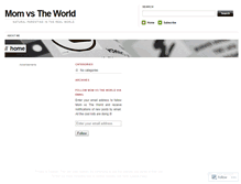 Tablet Screenshot of momvstheworld.wordpress.com