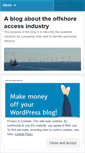 Mobile Screenshot of offshoreaccess.wordpress.com