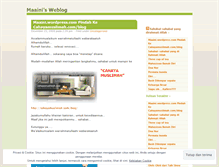 Tablet Screenshot of maaini.wordpress.com