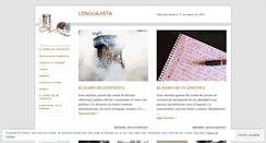 Desktop Screenshot of lenguajista.wordpress.com