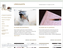 Tablet Screenshot of lenguajista.wordpress.com